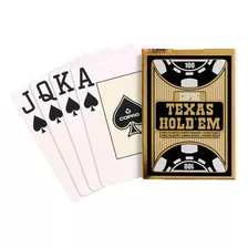 Juego De Cartas - Mazo Profesional - Texas Hold Em - Negro