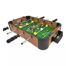 Mesa Pebolim Mini 51cm Totó Jogo Futebol 2 Bolinhas