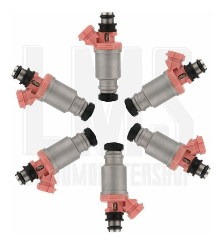 Set Inyectores Gasolina Toyota Land Cruiser Base 1994 4.5l Foto 4