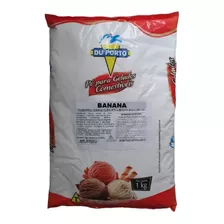 Base Pó Saborizante Banana 1 Kg Sorvete Picolé Gelados