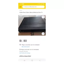 Cajillas Para Tv Marca Motorola. Casi Nuevas
