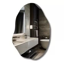 Espelho Banheiro Organico Moderno 70x50 Grande Quarto Sala