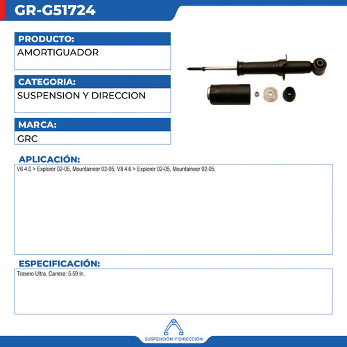 Amortiguador Mercury Mountaineer 2002-2005 Foto 2