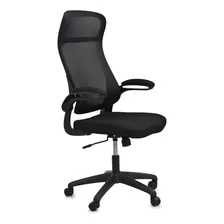 Silla Sillón Escritorio Ejecutiva Oficina Ergonomica Mesh Color Negro