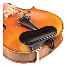 Mentonera De Ebano Sas Para Violin O Viola 3 / 4-4 / 4 Con
