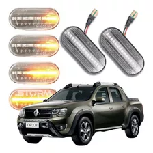 Pisca Seta Sequencial Renault Oroch Transparente Sinal Led