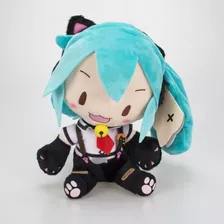 Anime Hatsune Miku Boneca Pelúcia Brinquedo Presente 28cm