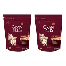 Ração Granplus Gato Filhote Frango E Arroz 3kg Kit 2 Unid.