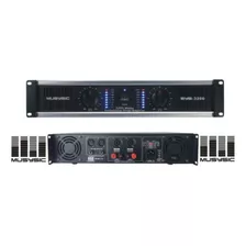 Musysic 2 Canales 3200 Vatios Dj Paprofessional Amplificador