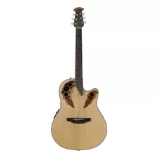 Guitarra Acústica Ovation Celebrity Elite Ce44 Para Diestros Natural Brillante