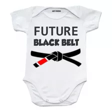 Body Bebê Future Black Belt Jiu Jitsu Kimono Lutador Judoca