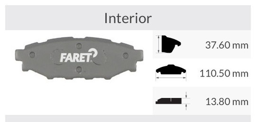 Balata Trasera De Freno Subaru Impreza H4 2.0l 08-10 Foto 4