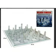 Ajedres De Vidrio 35 X 35 Cms, Regalo Ideal. Glass Chess