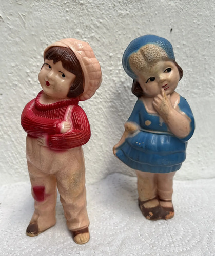 Par De Muñeca De Sololoy Antiguas Juguete Coleccionables — imagen 1