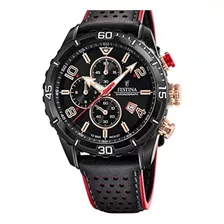 Reloj Hombre Festina Cuero Y Acero F20519.4 + Envio Gratis 