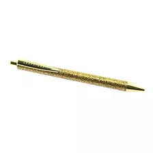 Bolígrafo - Graphique Glitz Gold Fashion Pen, 5.5 Ballpoint