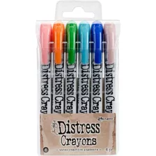 Crayones Acuarelables #6 Tim Holtz Pintar Dibujar Arte Tarje