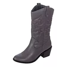 Botas Vaqueras Cowboy Western Texanas Ecuestre Tacon Botin R