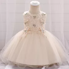 Vestido De Princesa De Tul Con Estampado De Mariposas 6-18 M