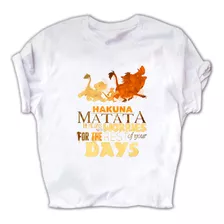 Playera De Rey León Hakuna Matata No Worries