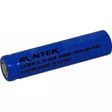 Bateria Li-ion 10440 - Rontek - 350mah - Y8c 