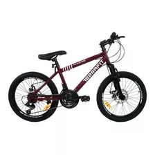 Bicicleta De Montaña Para Niño Rodada 20 Infantil Terrafit Color Marrón