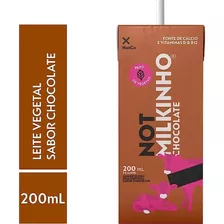 Not Milkinho Chocolate Leite Vegetal 200ml Cada 27 Unidades Notco