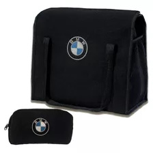 Kit Bolsa Organizadora Porta Malas Bmw Bordada E Necessaire