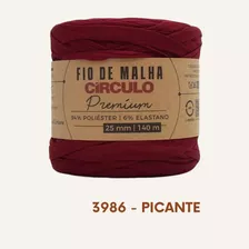 Fio De Malha Premium Círculo 25mm 140m - Cores Variadas 