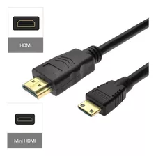 Cabo Hdmi X Mini-hdmi 2.0 4k Ultra Hdr Com Filtro De Anti Ru