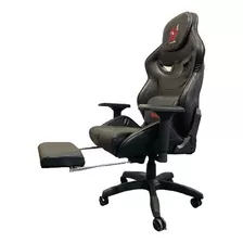 Silla Gamer Reclinable Con Reposa Pies Apoyo Lumbar