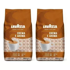 Cafe Lavazza Cremaearoma Granos X 1kg-italia-env Azul-2 Unid