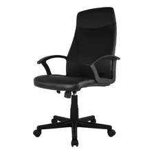 Sillón De Escritorio Ejecutivo Bresso Negro Mob-9515