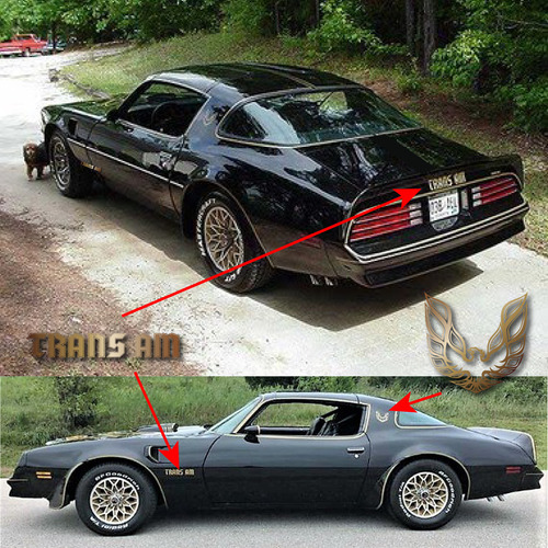 Kit Pack Stickers Calcomanas Pontiac Trans Am Firebird Foto 7