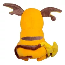 Pelúcia Raichu Pokemon 14cm Antialérgico Cor Amarelo