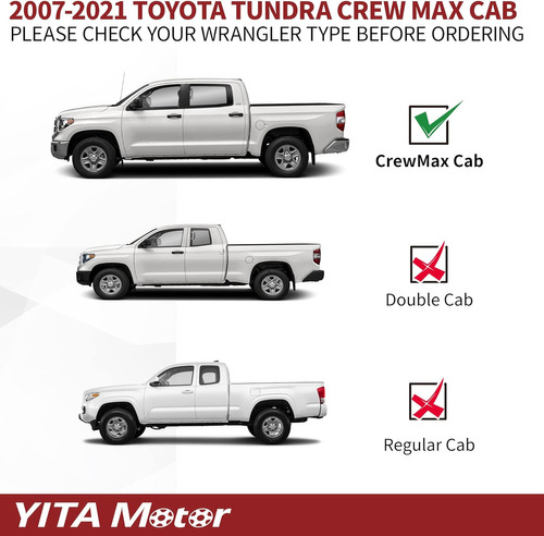Estribos Compatibles Con Toyota Tundra Crewmax Cab 2007-2021 Foto 3
