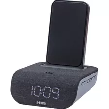 Ihome Ibtw20 Timebase Dual-charging Alarm Clock And Wireless