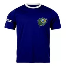 Camiseta Futebol Infantil Camisa Brasil Torcedor Copa 2022