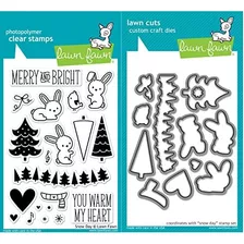 Snow Day Clear Photopolymer Stamps Bundle With Coordina...