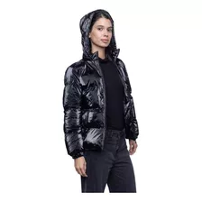 Campera Inflada Brillosa Mujer Impermeable Abrigo Invierno