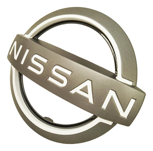 Emblema Parrilla Nissan March 2023 Gris/blanco Foto 8