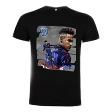 Polera Neymar Jr Psg 100% Algodón Paris Saint Germain