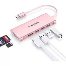 Hub Usb C Adaptador Multipuerto 8 En 1 Con Hdmi Ethernet 100