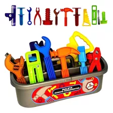 Brinquedo Maleta Ferramentas Kit Oficina Infantil Interativa