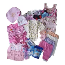 Kit 29 Peças Enxoval Roupa Bebê Ou Bebe Reborn Promoção Atac