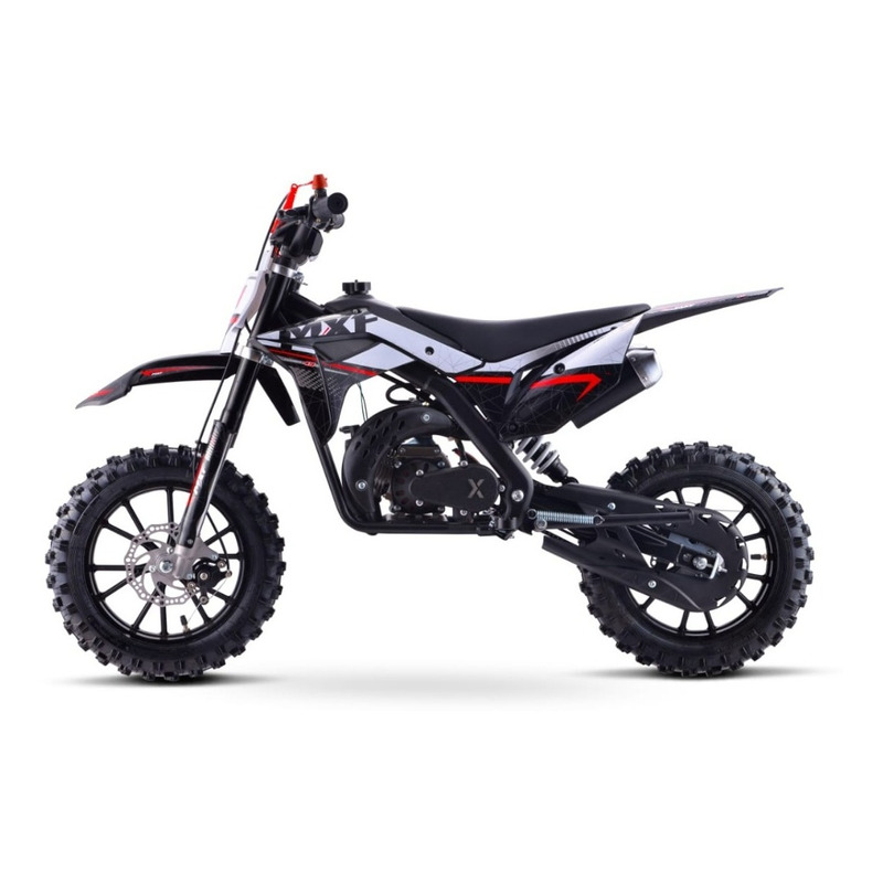 Mini Moto Infantil Gasolina 2 Tempos 49CC Cross Trilha Off Road Importway  DTCR-008 Dirt Preta - BEST SALE SHOP