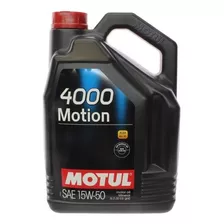 Aceite Motul Mineral 4000 Motion 15w50 5lt 10,000km