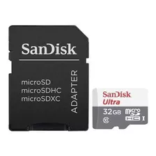 Cartao De Memoria 32gb Microsdhc Classe 10+adaptador Sandisk