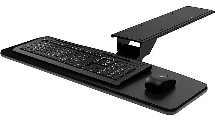 Omnirax Kmsom Adjustable Computer Keyboard Mouse Shelf 