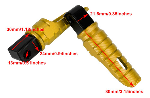 Estribo Trasero Para Gw250 Vstrom 250 Dl250 Gsxs125 Gsxs150 Foto 2